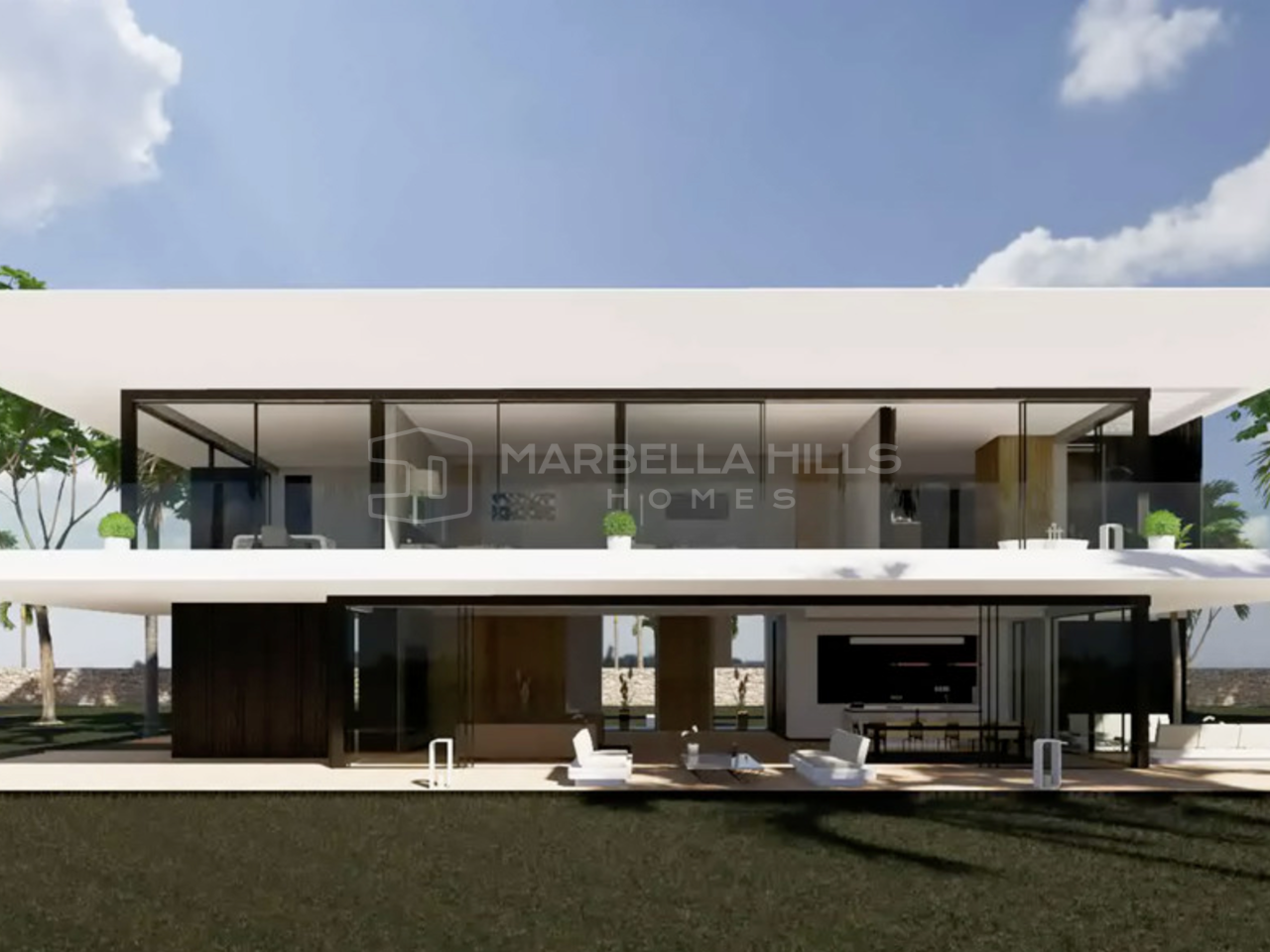 Moderne Luxusvilla zum Verkauf in Hacienda Las Chapas, Marbella Ost