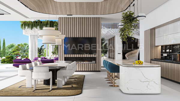 Luxury Contemporary Villa Project for Sale in Hacienda Las Chapas, Marbella East | Panoramic Sea Views and Building Licence in Progress