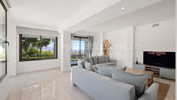 Spacious Ground Floor Apartment for Sale in La Mairena, Marbella East | Large Private Garden & Panoramic Views