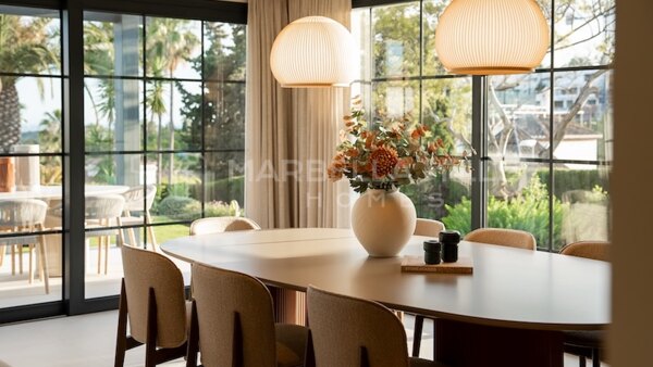 Renovierte Mediterrane Villa mit Panoramablick auf Meer und Gibraltar in El Paraíso Alto