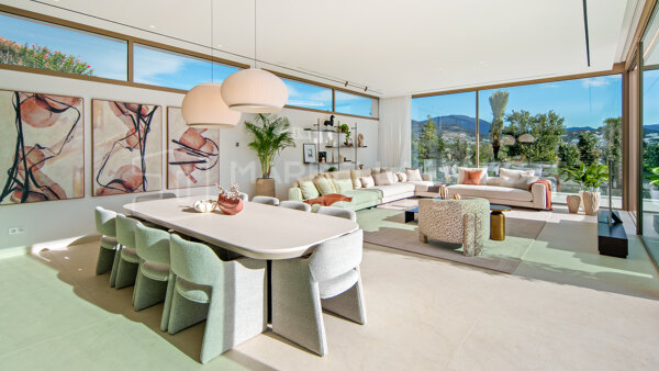 Villa Contemporaine Ultra-Luxueuse à Vendre dans le Golf Valley de Nueva Andalucía, Marbella