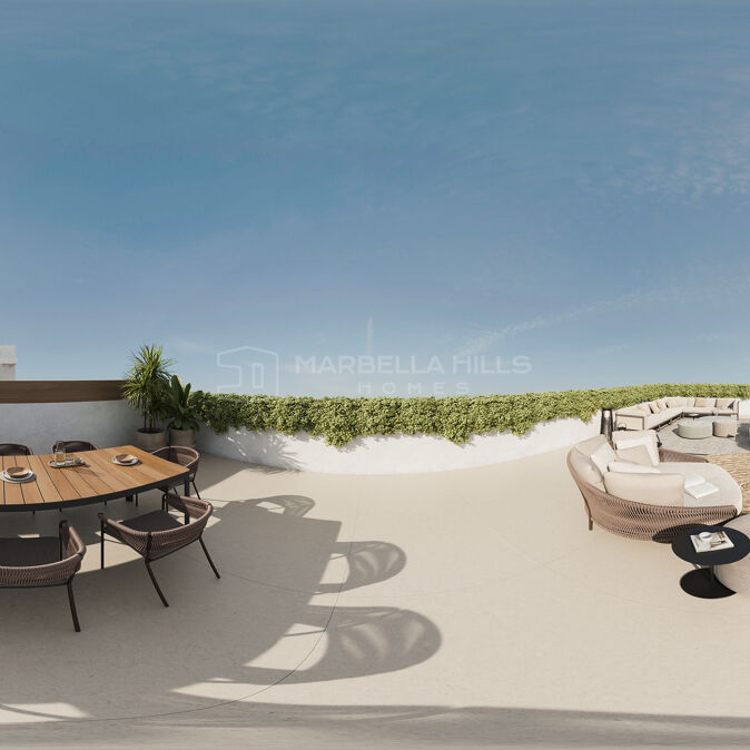 Apartamentos de obra nueva de 2-3 dormitorios en venta cerca de la playa en San Pedro de Alcántara