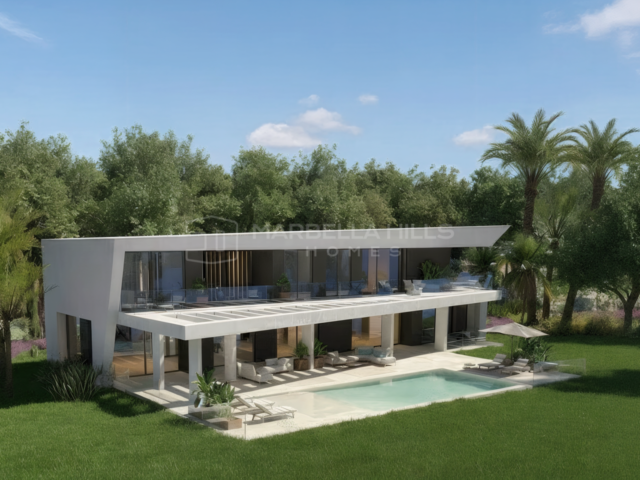 Villa contemporaine de luxe en projet à Guadalmina Baja, Marbella