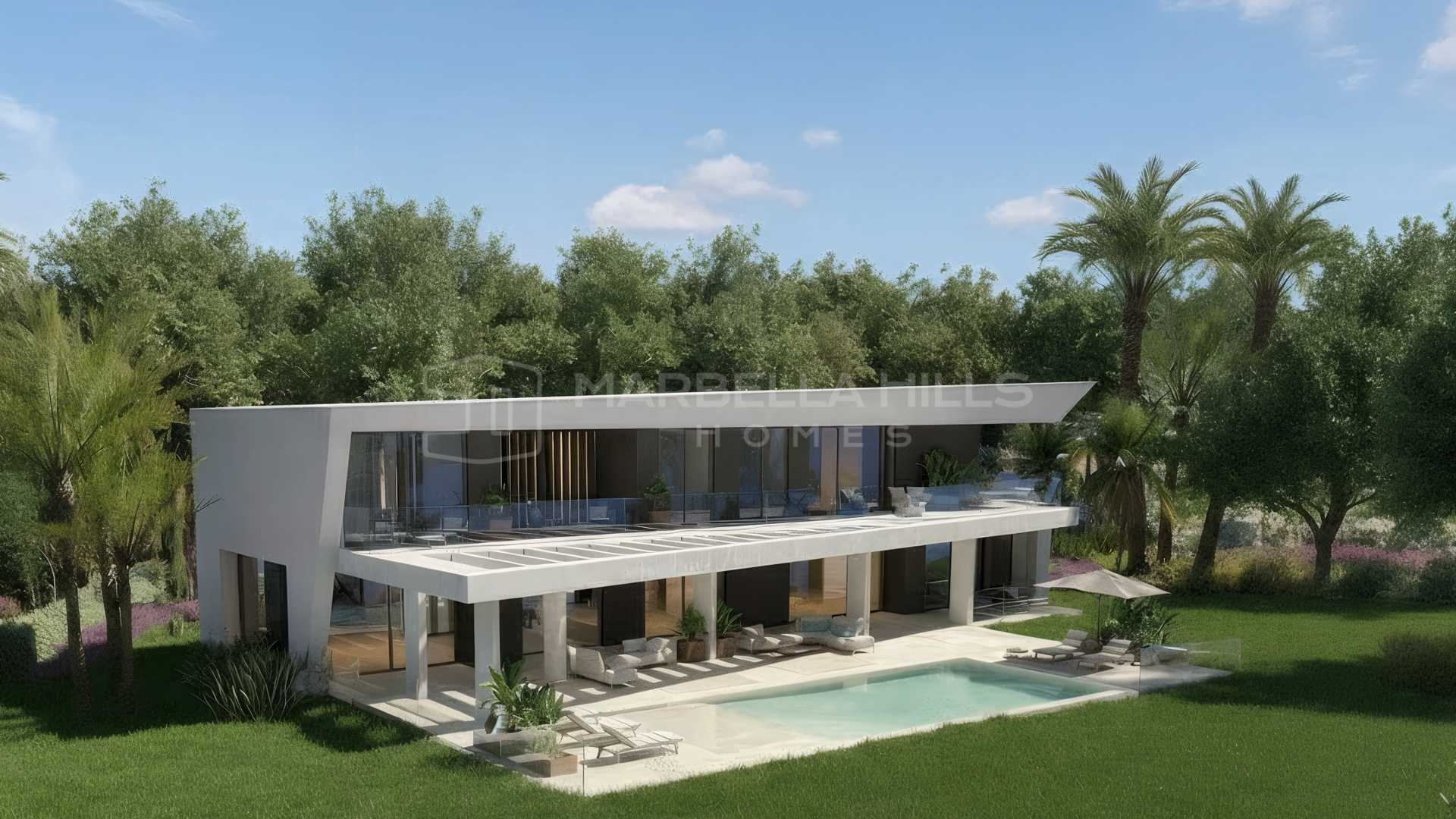 Villa contemporaine de luxe en projet à Guadalmina Baja, Marbella