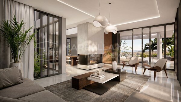 Villa de lujo en proyecto en venta en Guadalmina Baja, Marbella