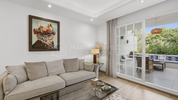 Elegantes Erdgeschossapartment im Puente Romano an Marbellas Goldener Meile