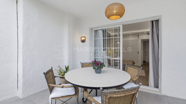 Elegantes Erdgeschossapartment im Puente Romano an Marbellas Goldener Meile