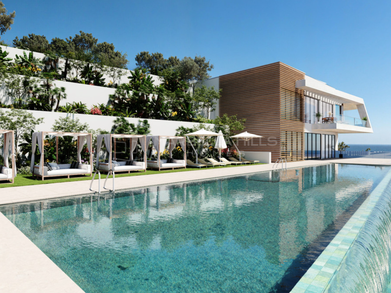 Maisons de ville de luxe neuves à vendre à Elviria, Marbella – Résidence exclusive avec vue mer
