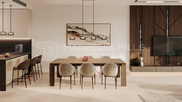 Adosados de lujo de obra nueva en venta en Elviria, Marbella – Urbanización exclusiva con vistas al mar