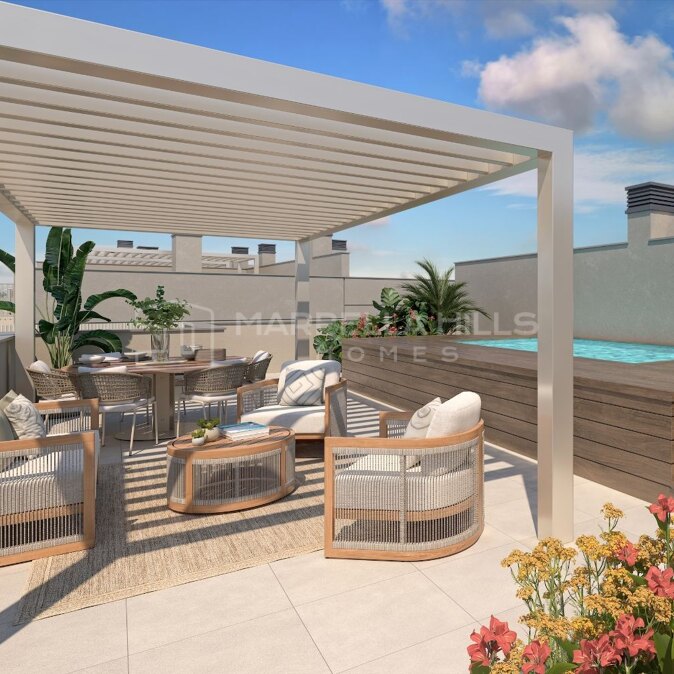 Penthouses de Luxe de 3 Chambres dans un Resort Privé au Cœur du Triangle d’Or de Marbella