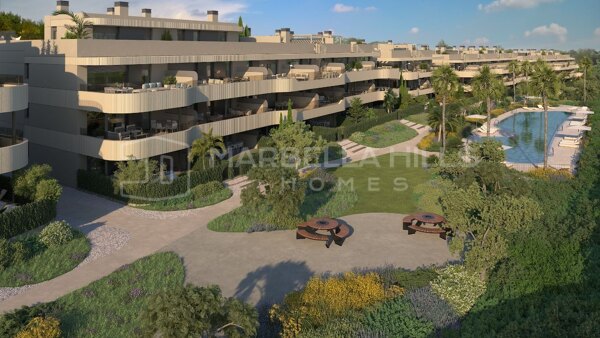 Penthouses de Luxe de 3 Chambres dans un Resort Privé au Cœur du Triangle d’Or de Marbella