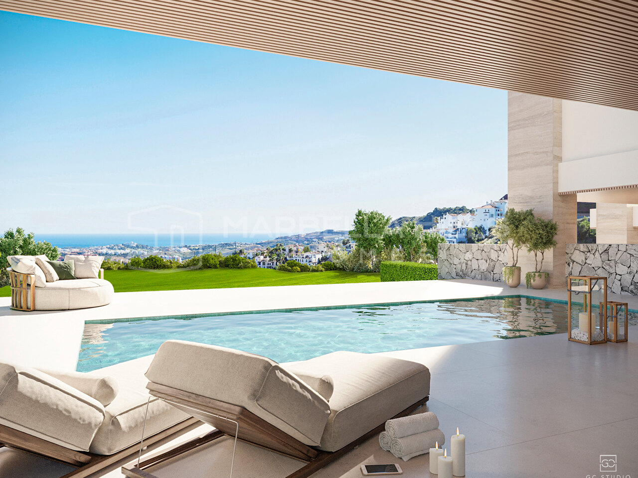 Luxury Contemporary Villas with Panoramic Sea Views in La Quinta, Marbella