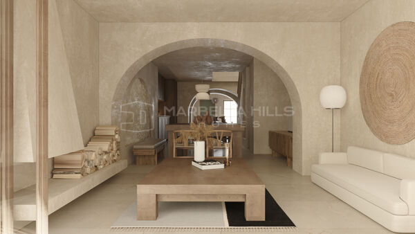 Exklusives Architekturprojekt in der Altstadt von Estepona mit Dachpool