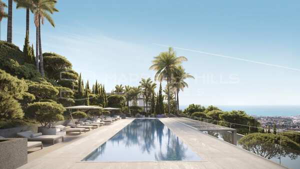 Residencias contemporáneas de 2 dormitorios con vistas al mar en Buenavista, Mijas