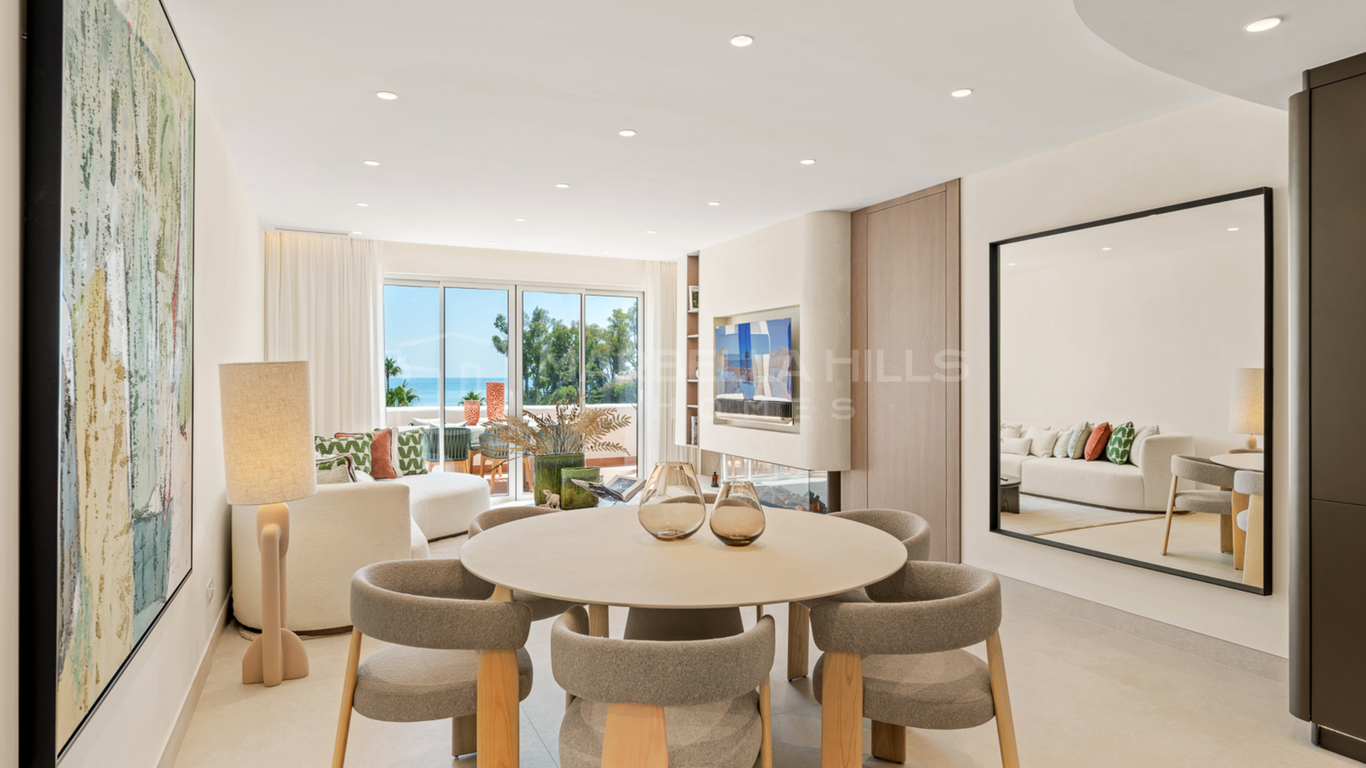 Luxus-Penthouse in erster Strandlinie mit Dachterrasse in Bahía del Velerín – Zwischen Marbella und Estepona