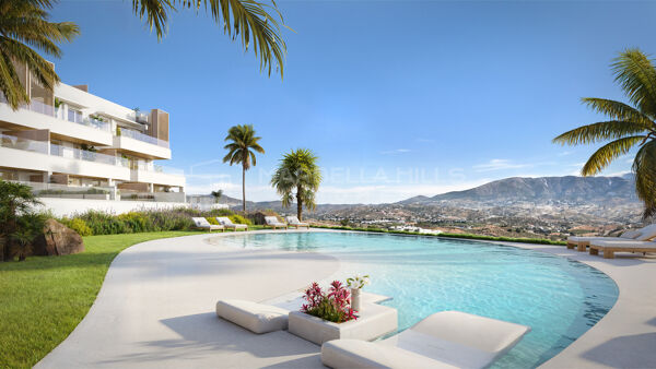 Nuevos Apartamentos Contemporáneos de 3 Dormitorios con Jardín en Venta en La Cala de Mijas – Vistas al Mar, al Golf y Estilo de Vida de Resort