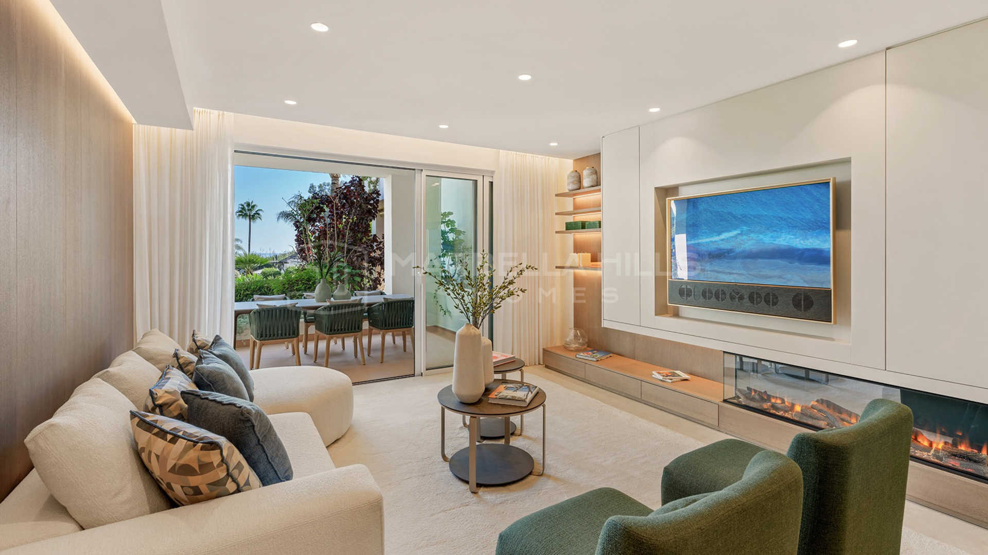 Luxus-Apartment in Strandlage in Bahía del Velerín, Estepona