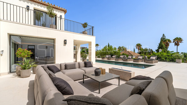 Andalusische Luxusvilla zum Verkauf an der Goldenen Meile von Marbella