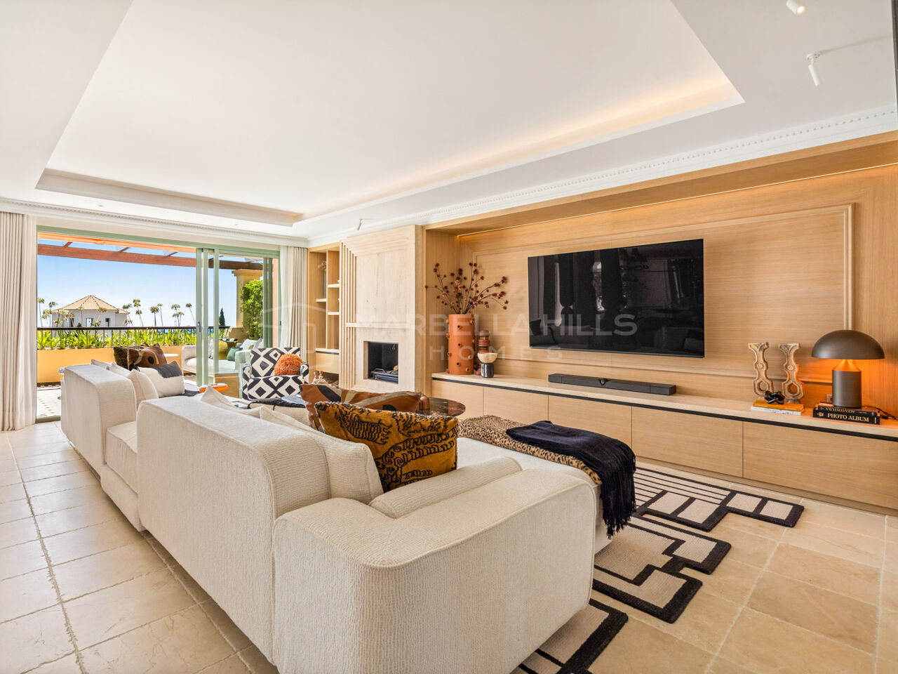 Penthouse duplex de luxe avec vues panoramiques sur la mer à Los Flamingos Golf, Benahavís