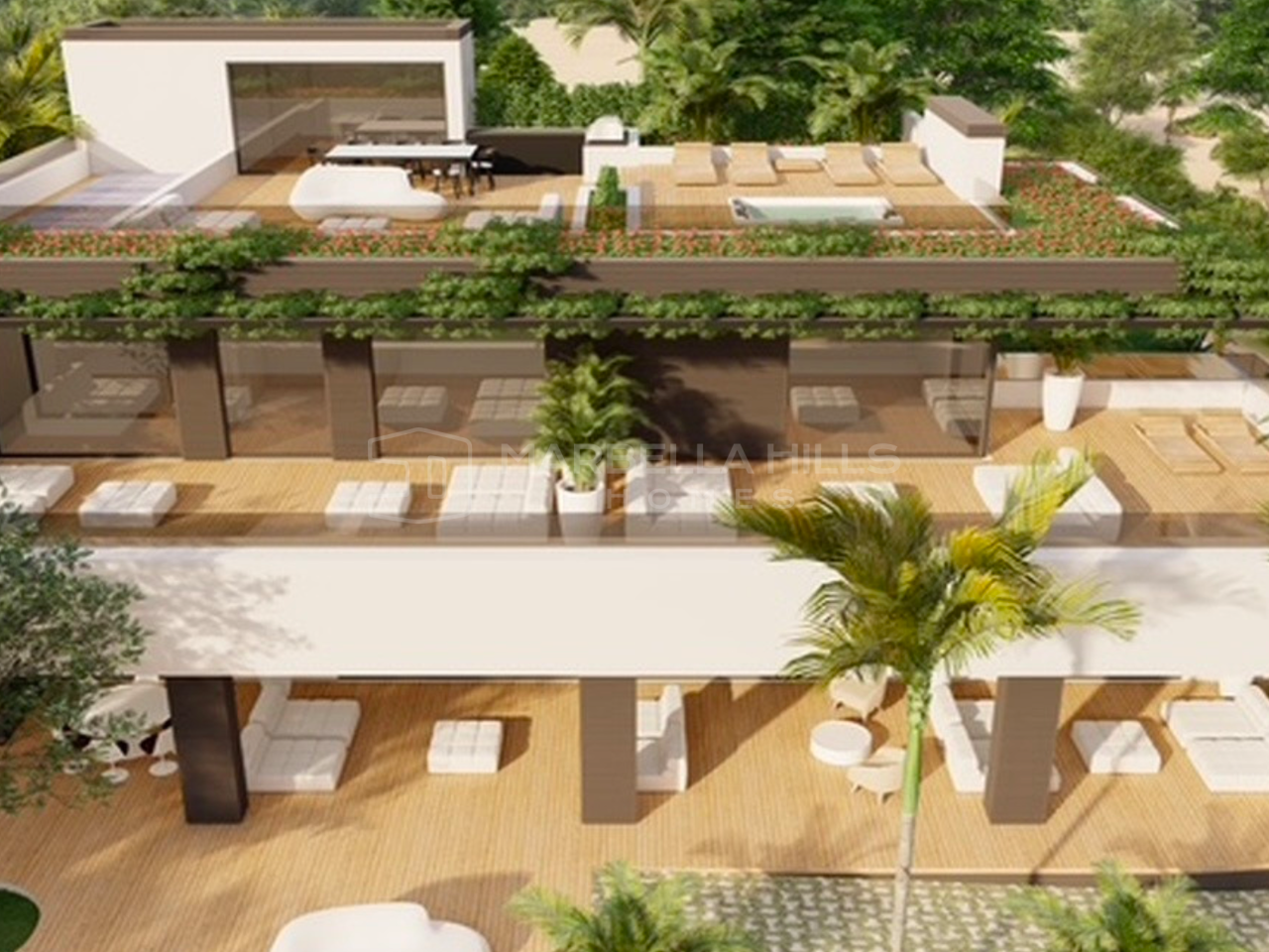 Beachfront Plot with Project and License in Rancho Park, Marbella East