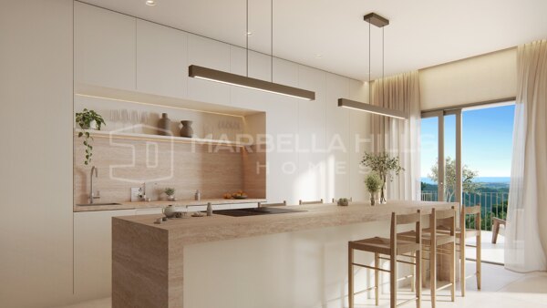 Villas de lujo de 3-4 dormitorios con vistas panorámicas al mar y al lago en las colinas de Istán, Marbella