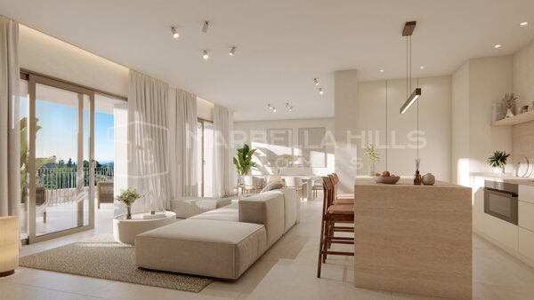 Villas de lujo de 3-4 dormitorios con vistas panorámicas al mar y al lago en las colinas de Istán, Marbella