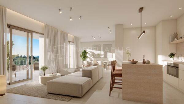 3-4 Schlafzimmer Luxusvillen mit Panoramablick auf Meer und See in den Hügeln von Istán, Marbella