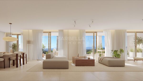 3-4 Schlafzimmer Luxusvillen mit Panoramablick auf Meer und See in den Hügeln von Istán, Marbella