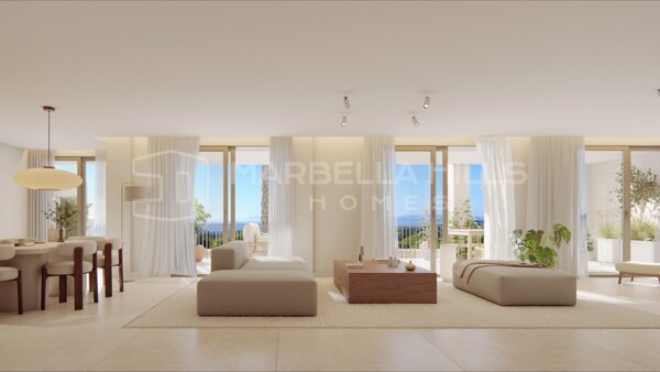 Villas de lujo de 3-4 dormitorios con vistas panorámicas al mar y al lago en las colinas de Istán, Marbella