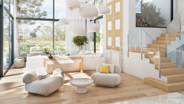 Villa moderna de lujo con vistas panorámicas al mar en Valle Romano, Estepona