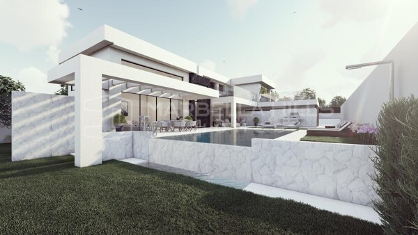 Villa moderna de lujo con vistas panorámicas al mar en Valle Romano, Estepona