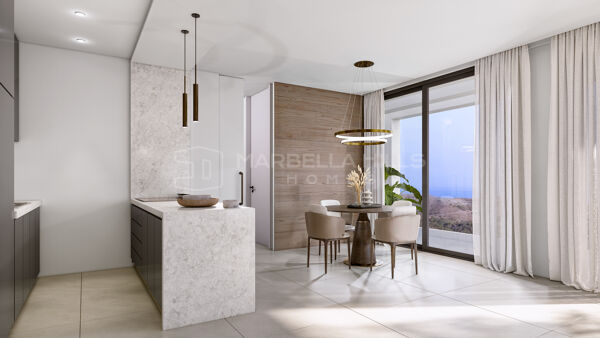 Villa de luxe contemporaine avec vues panoramiques sur la mer et la montagne à Monte Mayor, Benahavís