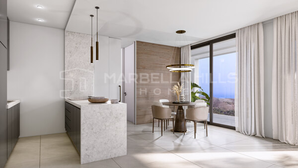 Villa de luxe contemporaine avec vues panoramiques sur la mer et la montagne à Monte Mayor, Benahavís