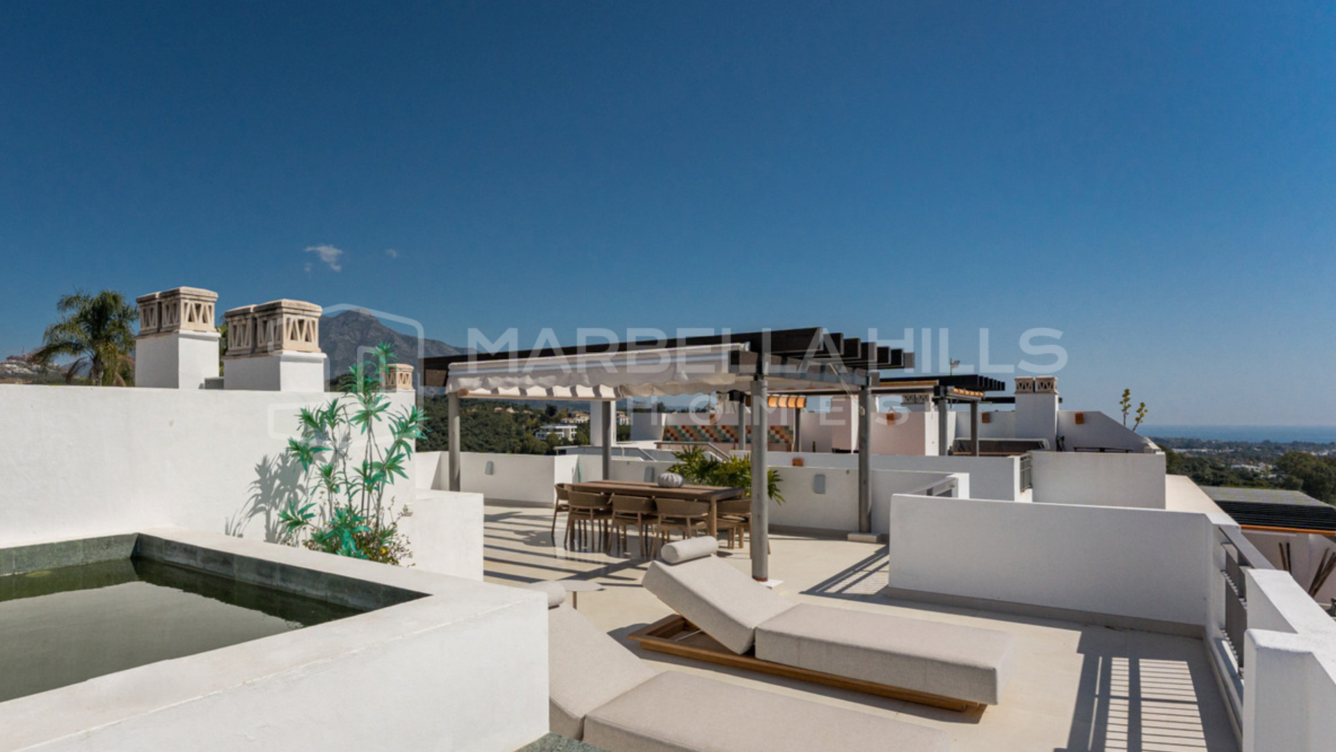 Penthouse duplex de luxe à vendre à Benahavís | Piscine privée, vue panoramique sur la mer et proche de Puerto Banús