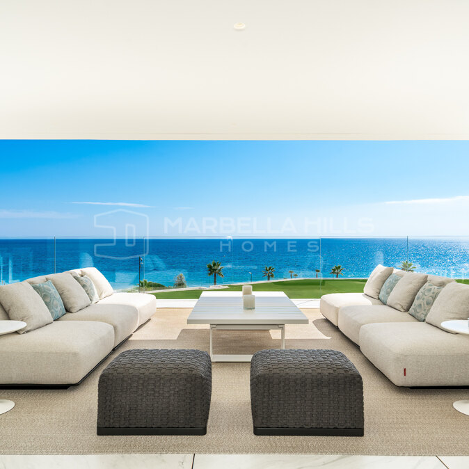 Luxury Beachfront Apartment for Sale in Emare Estepona – Sea View Residence on the New Golden Mile