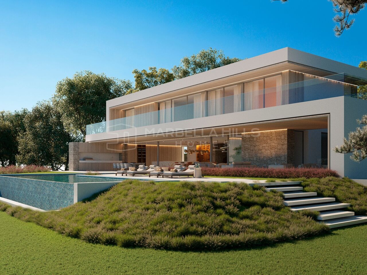 Last Panoramic Sea View Plot with Luxury Villa Project in Lomas de La Quinta, Benahavís
