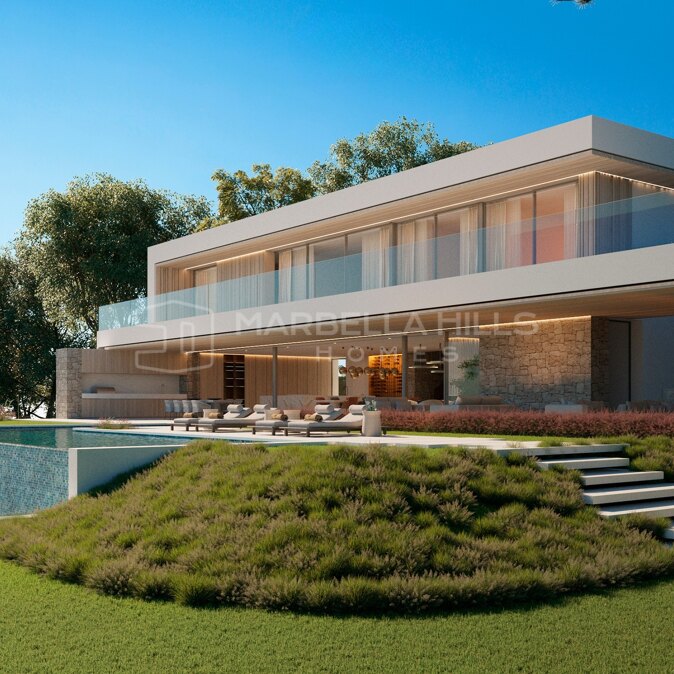 Last Panoramic Sea View Plot with Luxury Villa Project in Lomas de La Quinta, Benahavís
