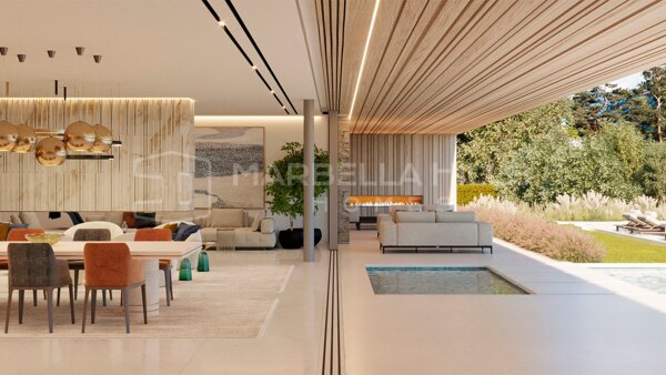 Letztes Grundstück mit Panoramameerblick und Luxusvillenprojekt in Lomas de La Quinta, Benahavís
