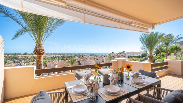 Luxury Renovated Duplex Penthouse in Paraiso Hills with Panoramic Sea Views and Private Pool