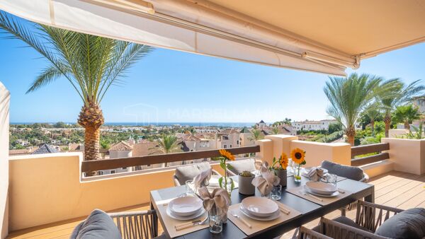 Luxury Renovated Duplex Penthouse in Paraiso Hills with Panoramic Sea Views and Private Pool