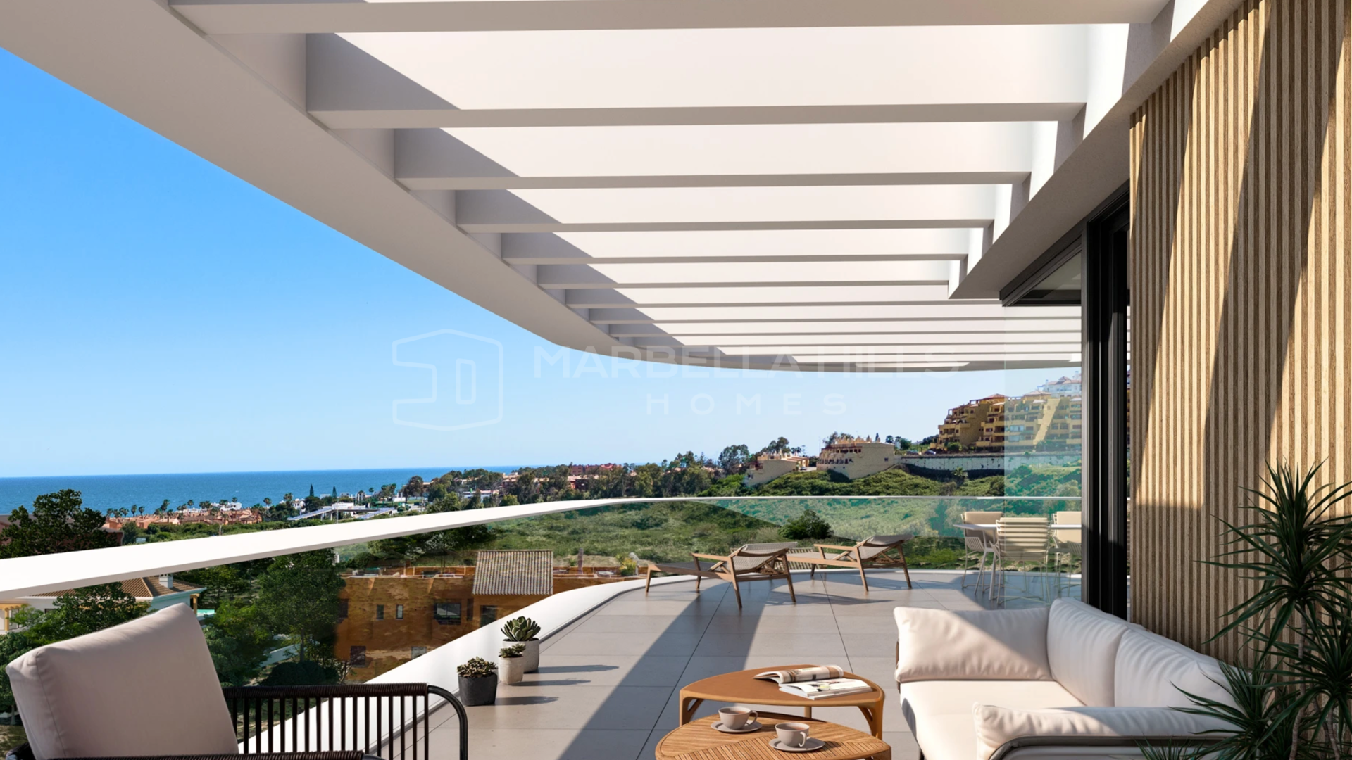 Zeitgemäße 2- und 3-Schlafzimmer-Residenzen in Manilva mit Meerblick, großen Terrassen und exklusiven Gemeinschaftsbereichen