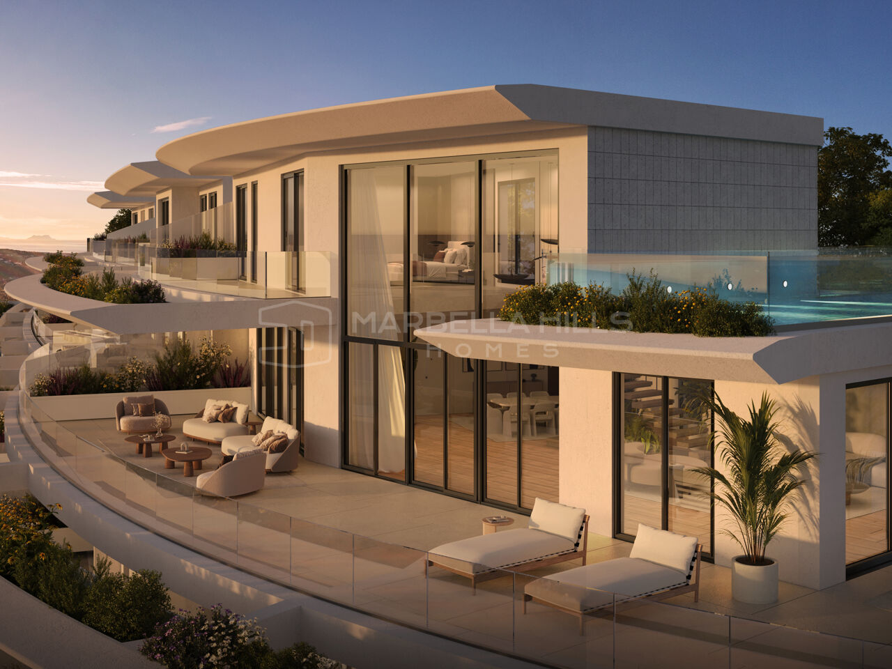Penthouse duplex de 3 chambres dans un prestigieux complexe de style resort à Marbella