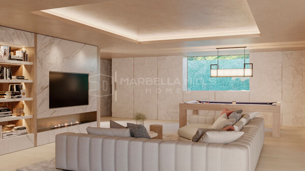 Luxusvilla in Nueva Andalucía mit Spa, Kino und Tropischen Außenbereichen