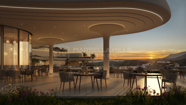 Résidences 1 chambre de style resort à Marbella avec services exclusifs et vues panoramiques