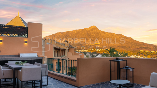Stunning Luxury Duplex Penthouse in La Cerquilla with Panoramic Sea & Mountain Views