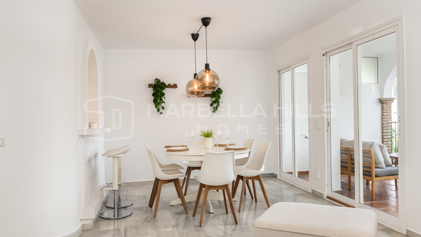 Renovated Frontline Golf Apartment for Sale in La Siesta de Mijas Golf