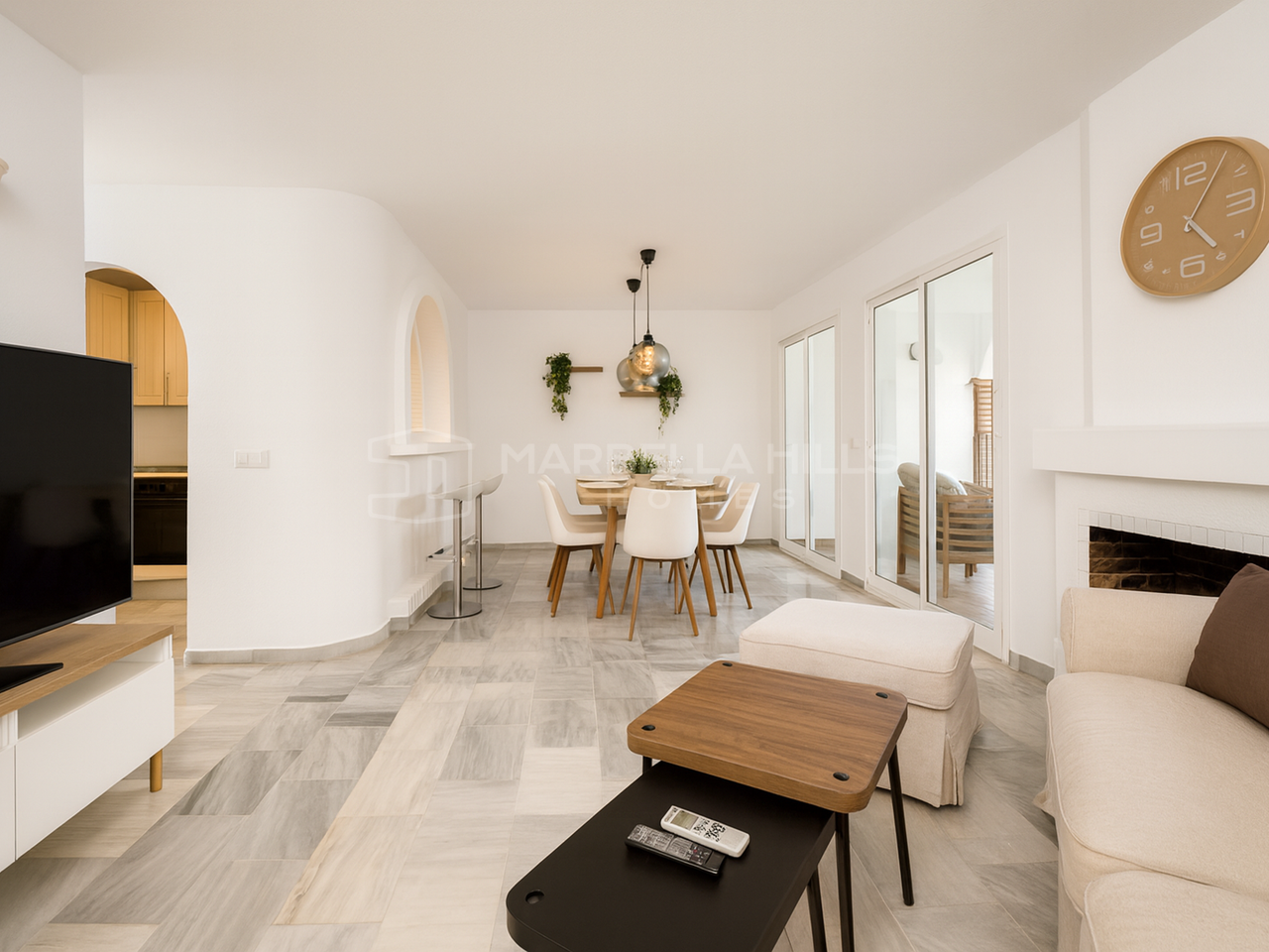 Renovated Frontline Golf Apartment for Sale in La Siesta de Mijas Golf