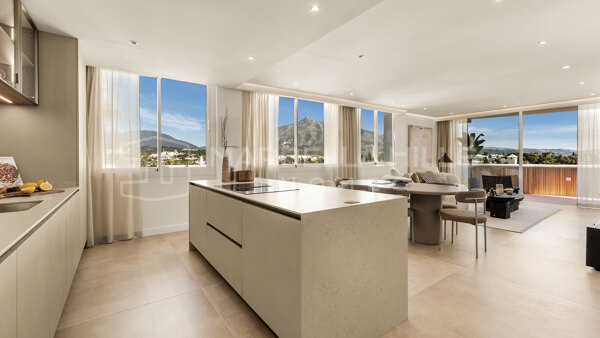 Luxury Renovated Apartment with Panoramic La Concha Views in Nueva Andalucía, Marbella