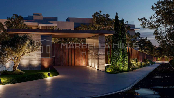 Villas en première ligne de plage à vendre à Estepona avec piscine privée, spa et vue sur la mer