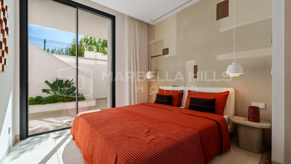Villa Contemporaine de Luxe avec Vues Panoramiques sur la Mer et la Vallée à La Quinta, Benahavís